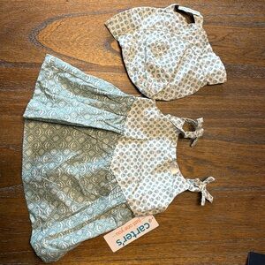 Carter’s Newborn Dress & Hat NWT